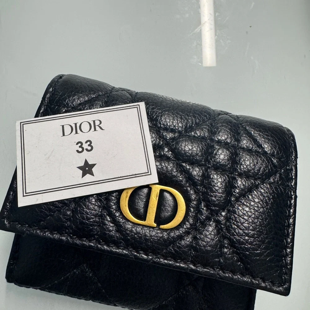 Dior Caro Hibiscus Wallet